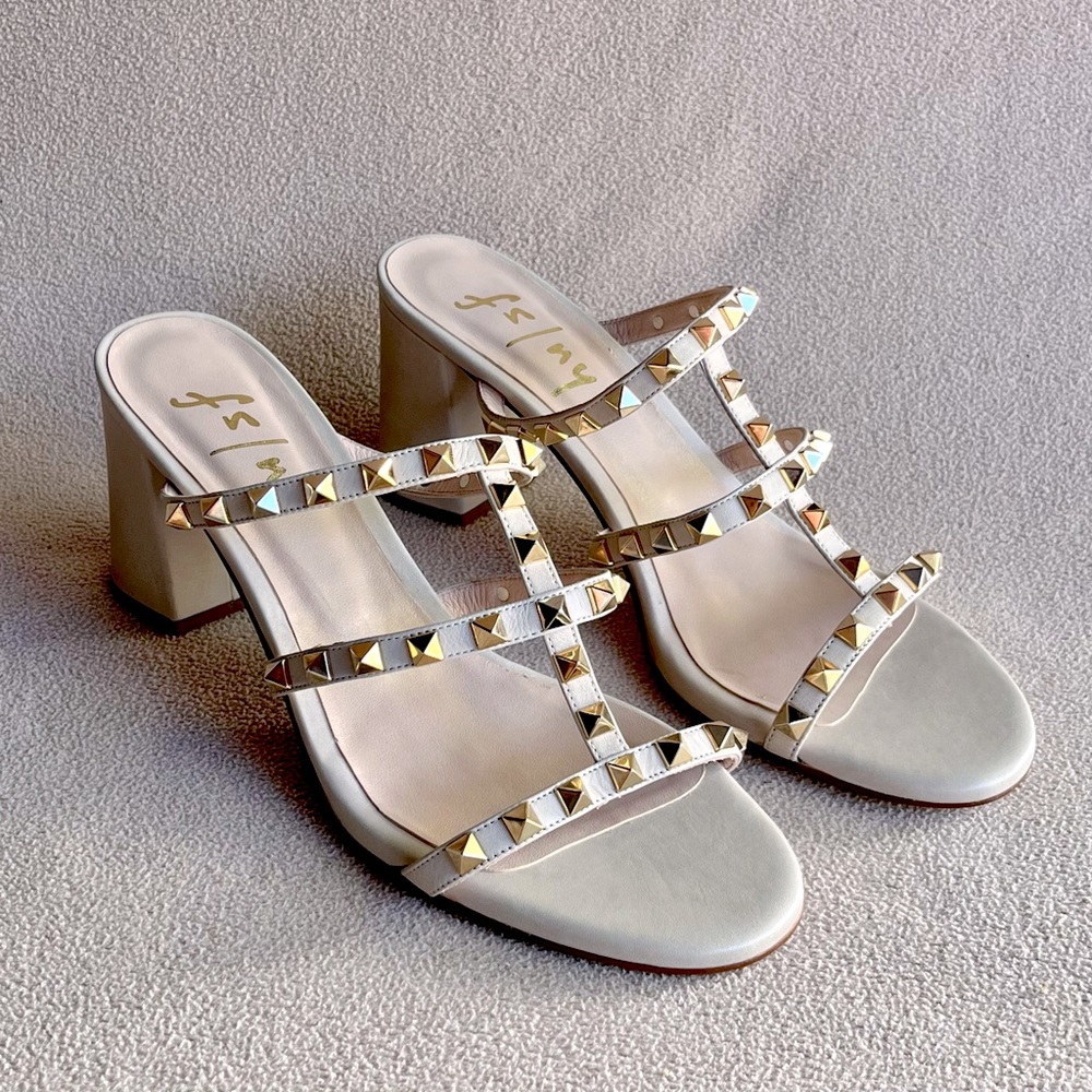 French Sole Foster Studded Heels women’s 10